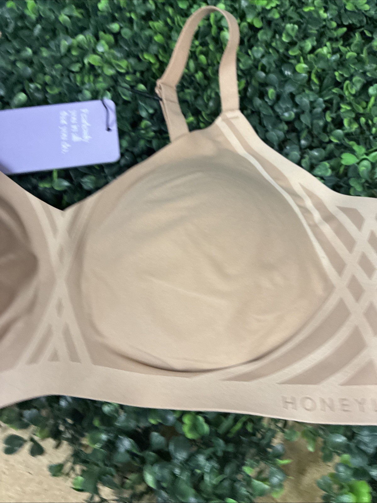 Honeylove Silhouette Wireless Convertible Bra| Color Sand| Size 38 B/C | Large