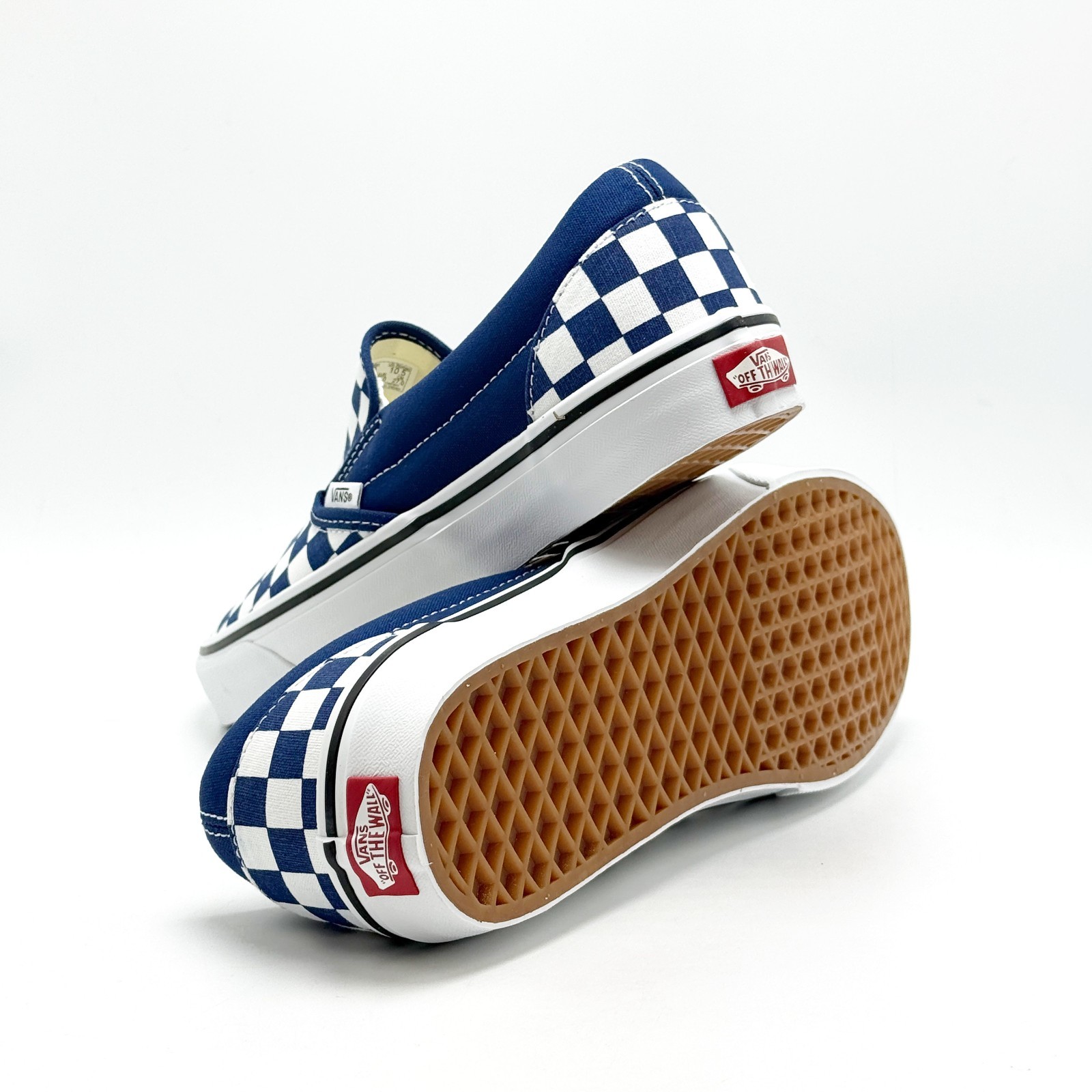 *NEW* Unisex VANS CHECKERBOARD SLIP-ON DEEP INDIGO BLUE (VN000DAHFOB) 👍