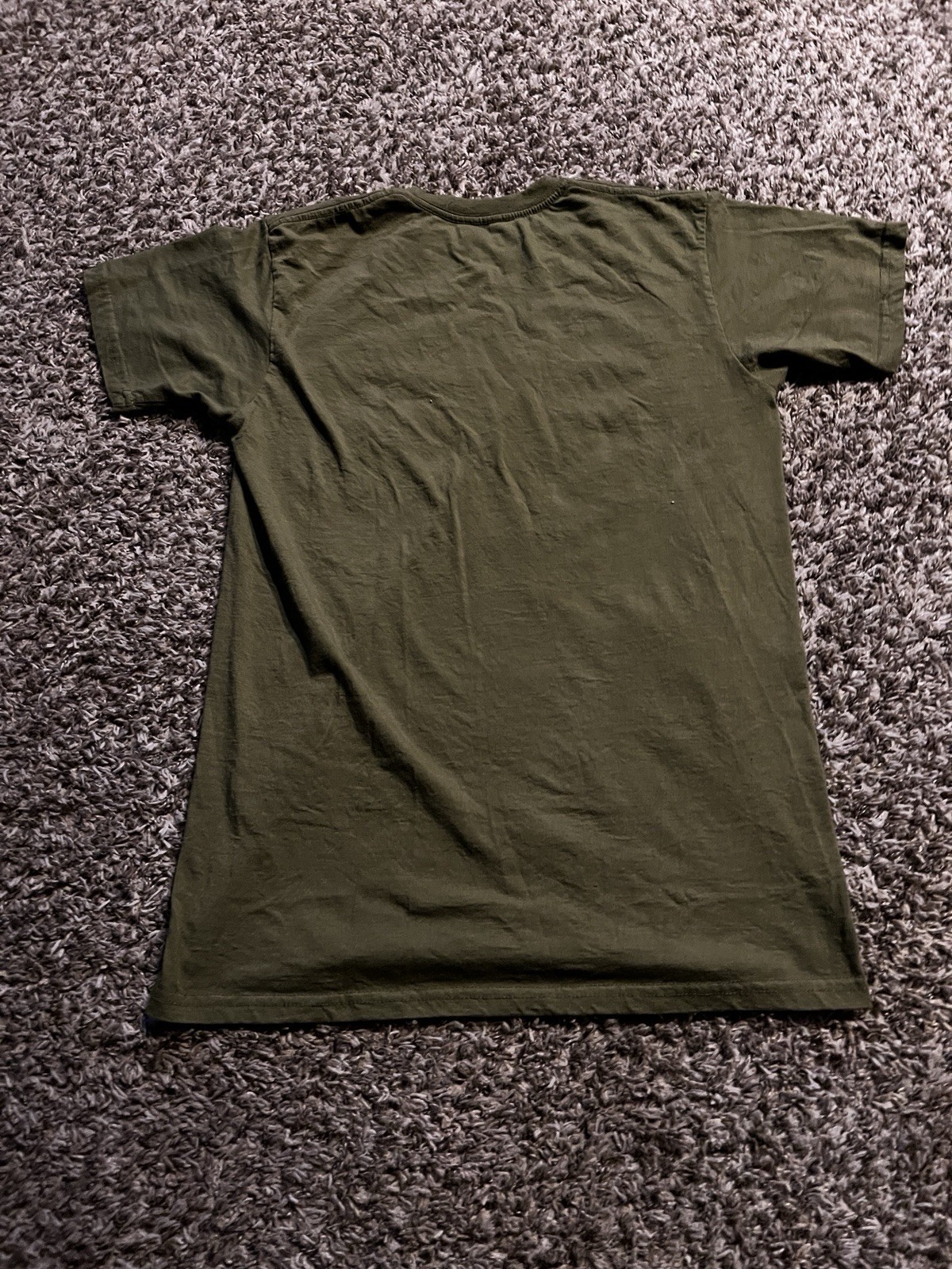 MTV Double-Sided Frog Graphic T-Shirt Mens M Green Cotton Knit Crew Neck
