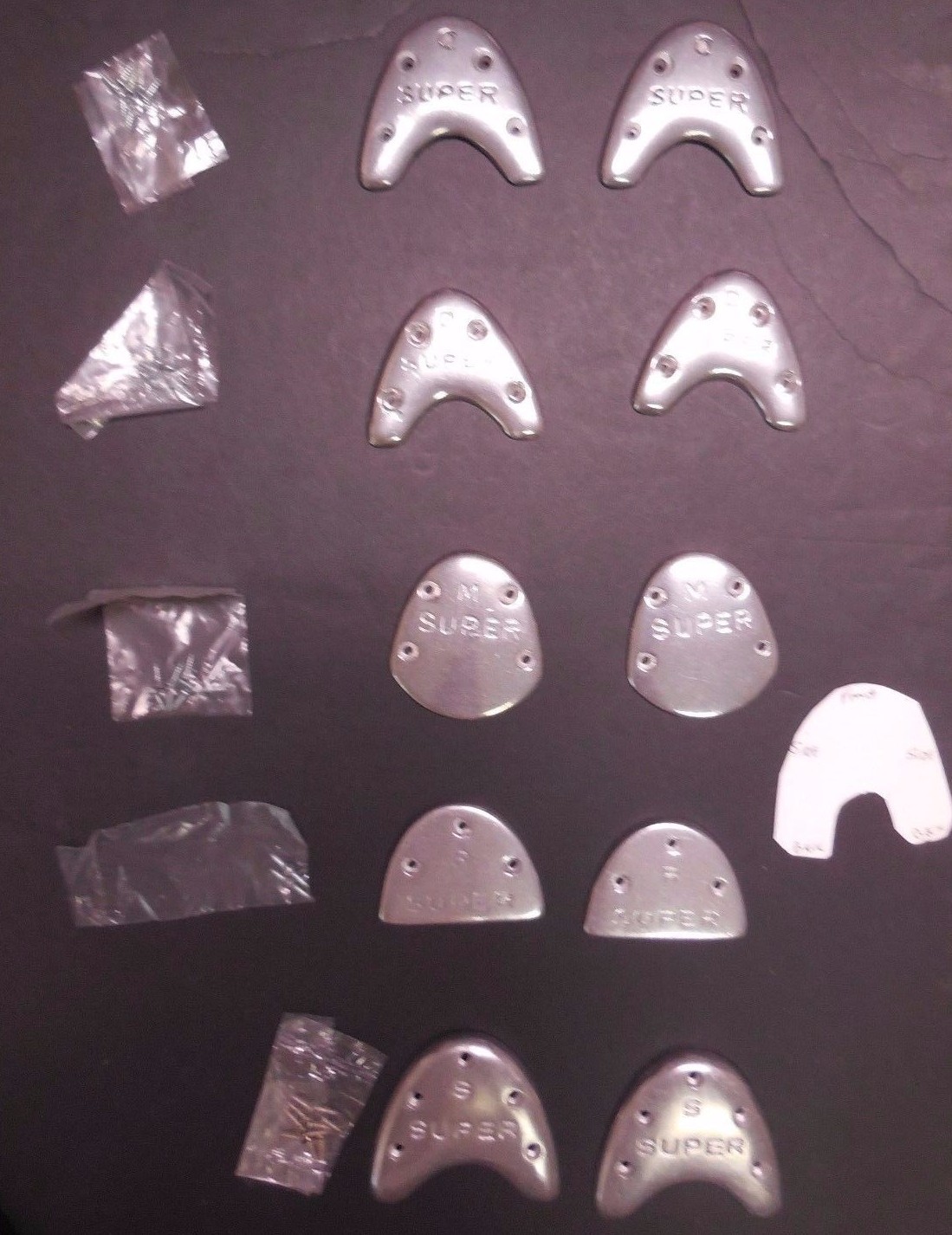 New E.B. Smith Toe Taps EB Smith SUPER aluminum alloy 6 sizes Tap Dance Taps