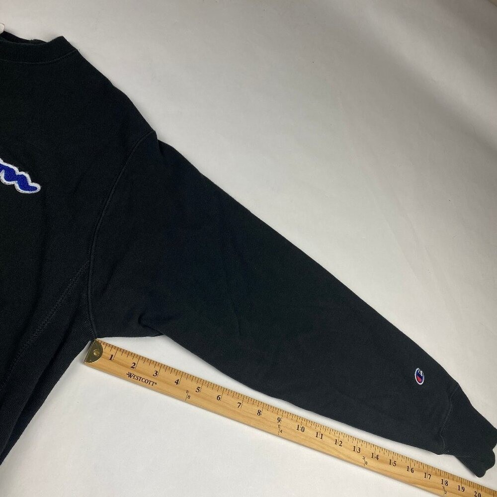 Champion Reverse Weave Crewneck Sweatshirt Men’s Size Large Black