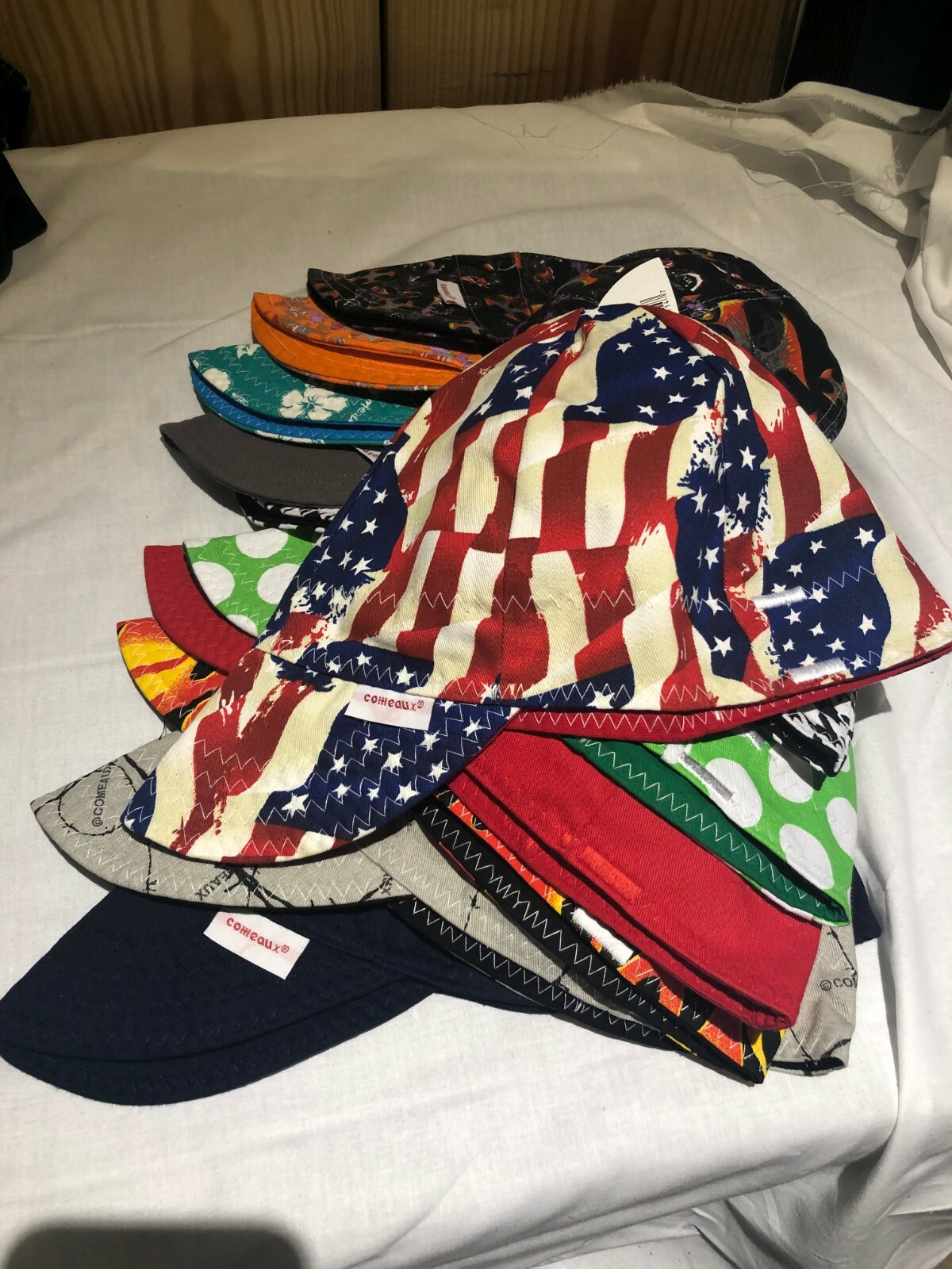 Comeaux Caps 12(1 Dozen)Welding Welder Hat Reversible Sized Cotton Best Assorted