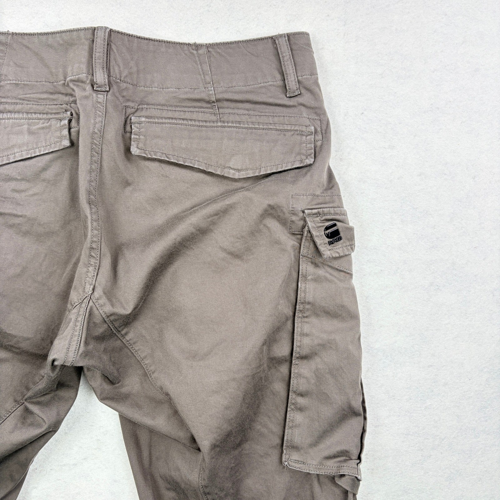 G-Star Raw Rovic Zip 3D Straight Tapered Cargo Pants Olive Green 33×34 D02190