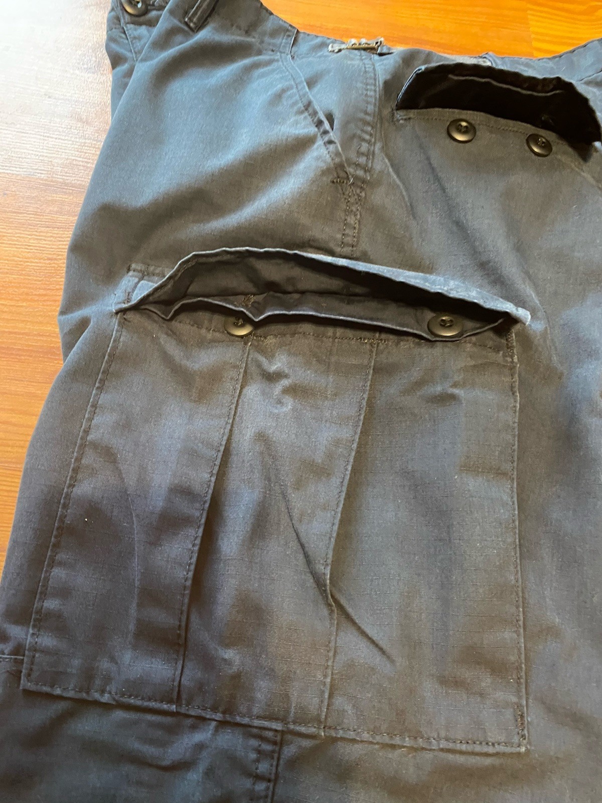 MENS PROPPER F5205 ZIP FLY POLY COTTON BATTLE RIP PANTS LAPD NAVY M/R 34×31