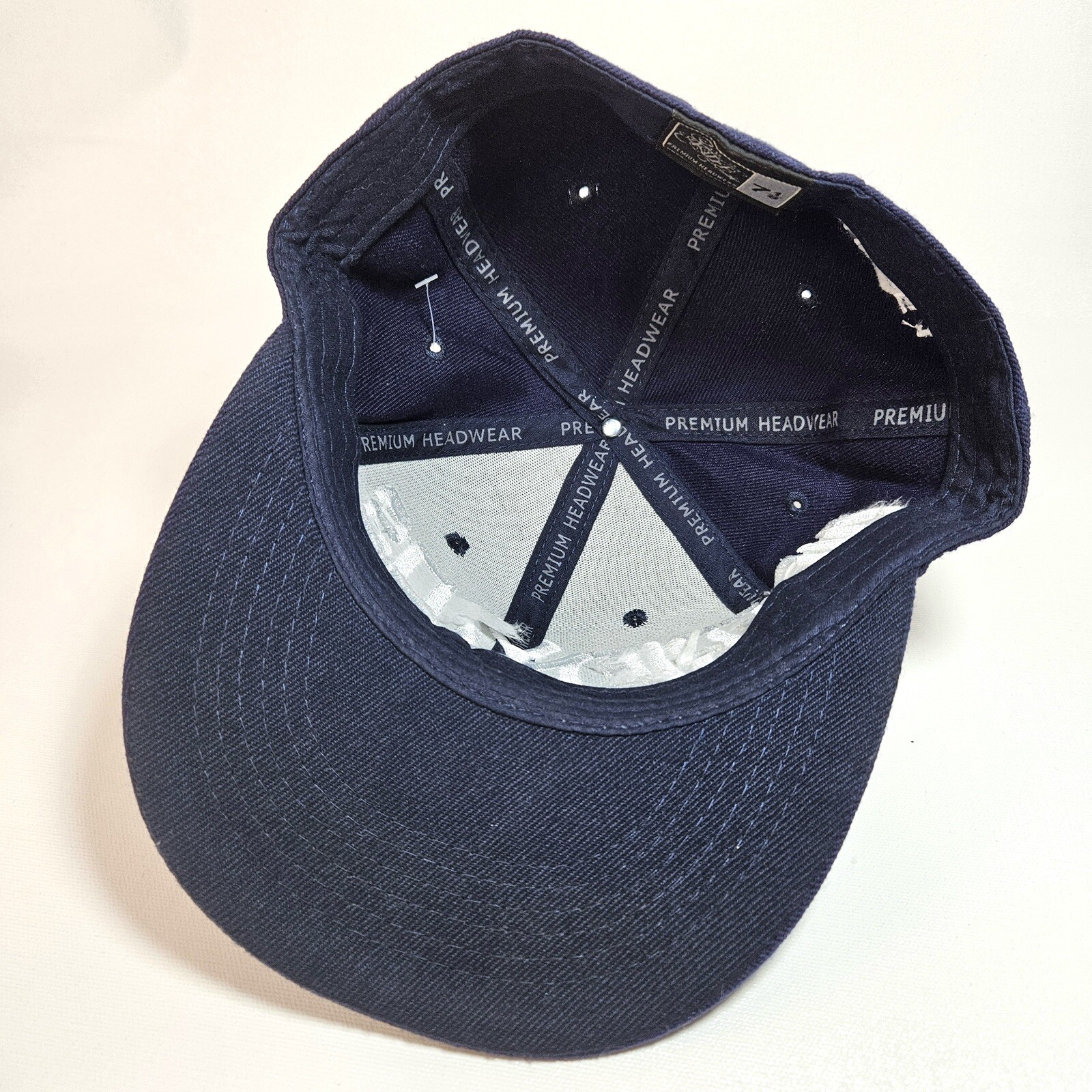 No Friends Phase 1 Baseball Cap Premium Headwear Kipa Hat Navy Blue Size 7 1/8