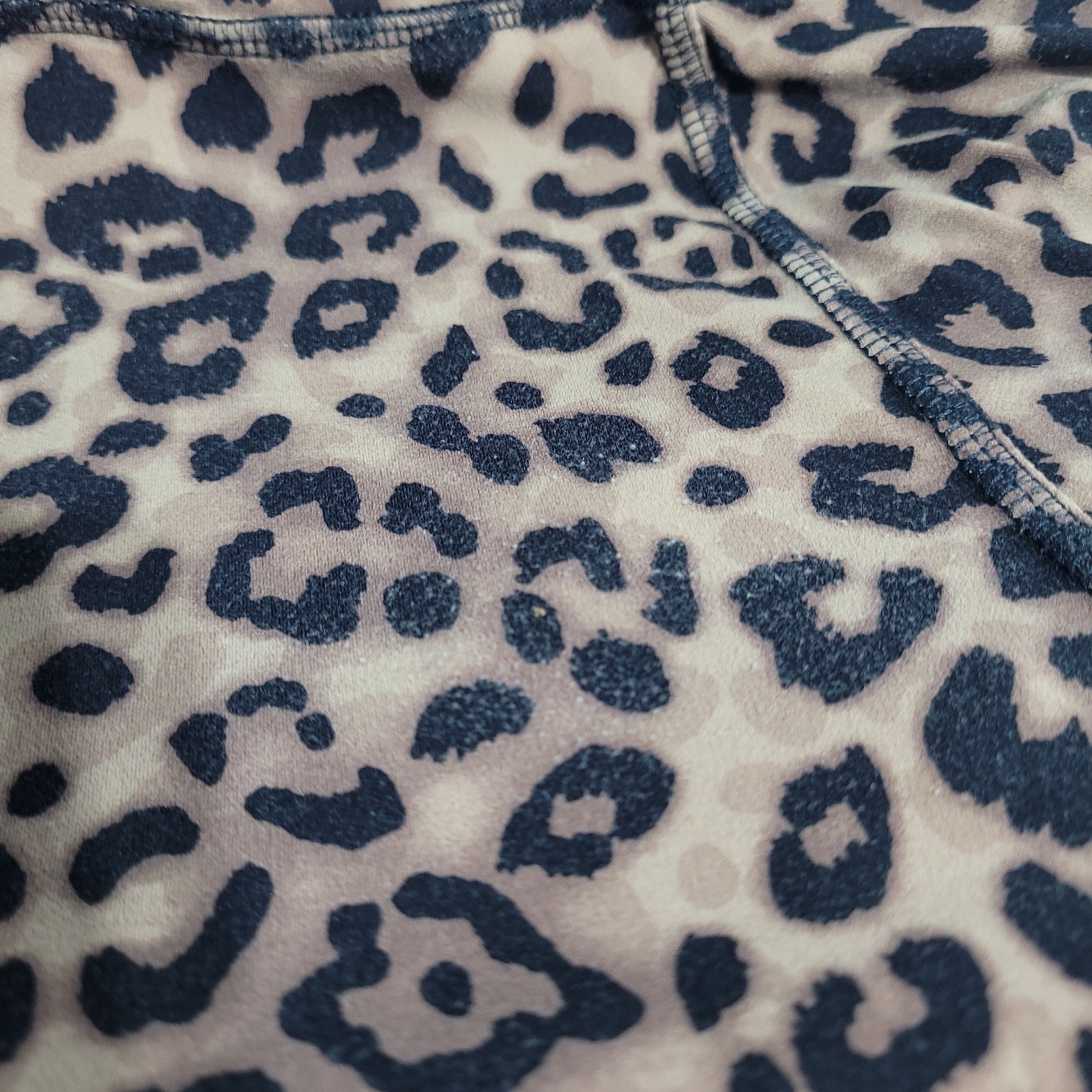 Women’s Knit Square Neck Slit Active Dress – JoyLab Leopard Large Gently Used