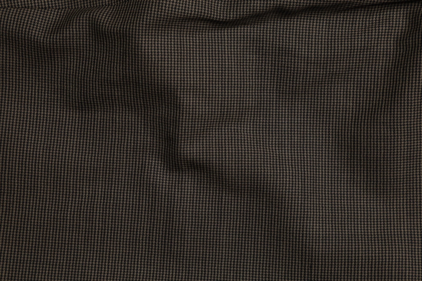 Hickey by Hickey Freeman Birdseye Wool Suit Size 38 R in Brown Black Plaid