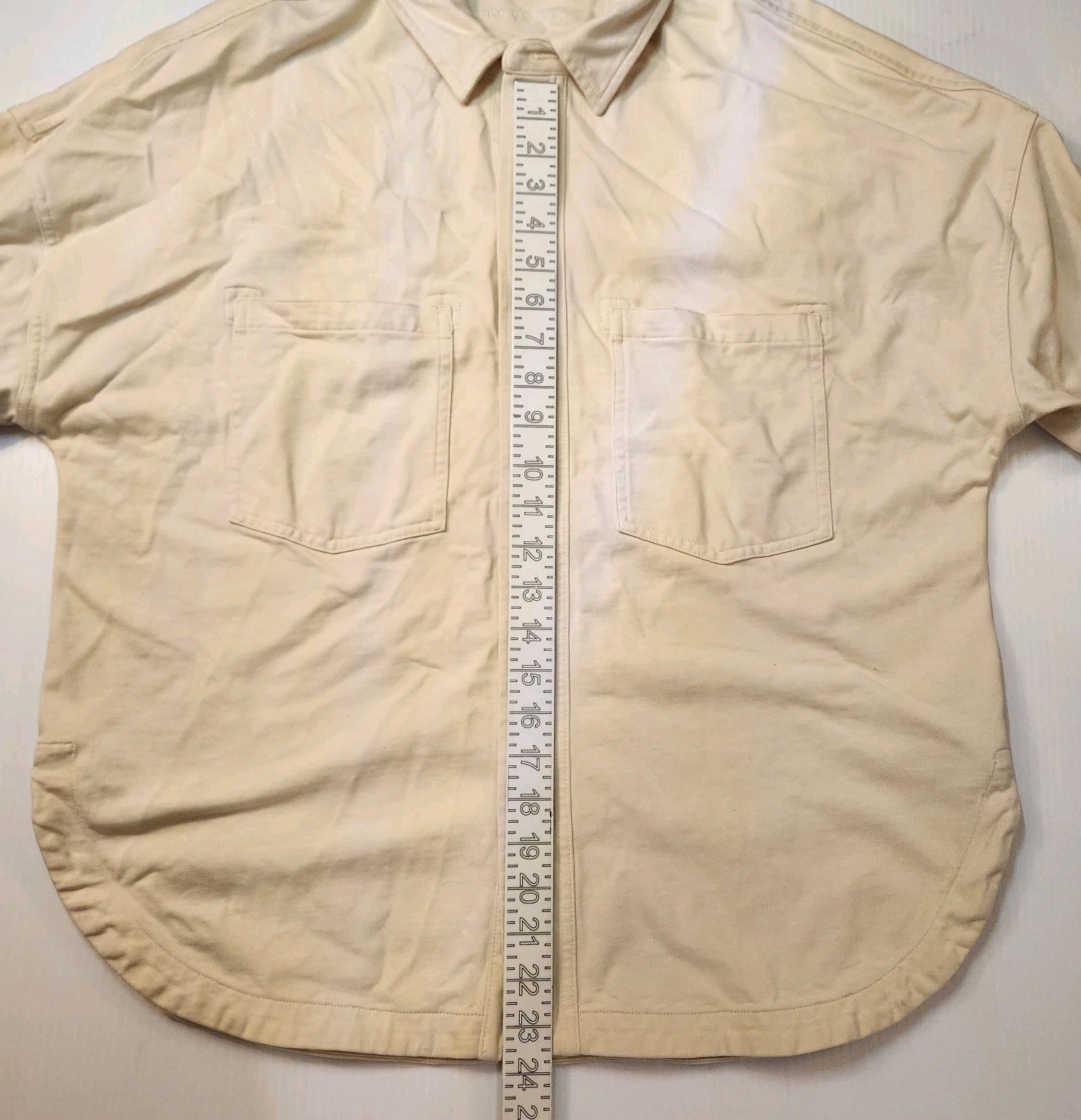 VUORI Mackenzie Shirt Jacket Women’s Size M/L Salt Light Beige VW546
