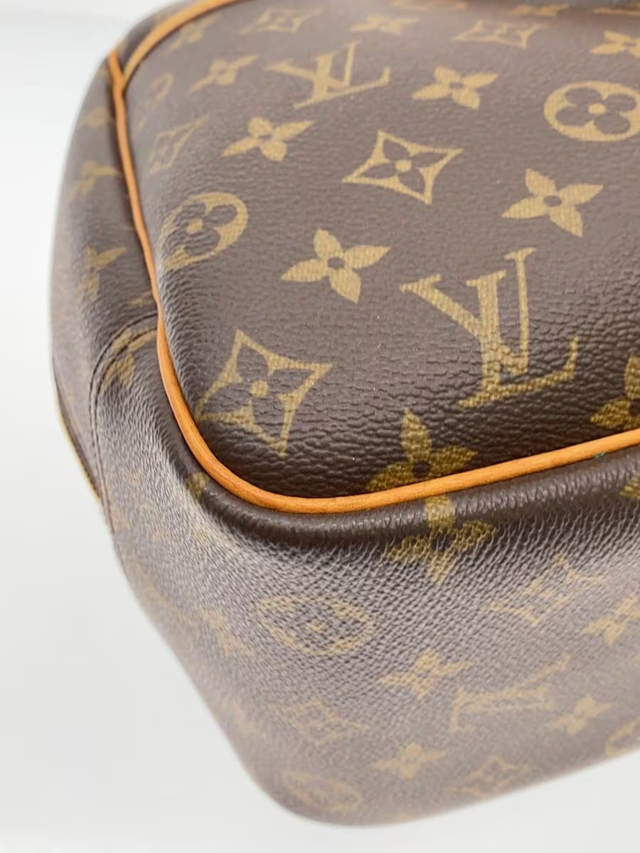 LOUIS VUITTON Bowling Vanity (Deauville) Handbag M4727 Monogram PVC BRW LV