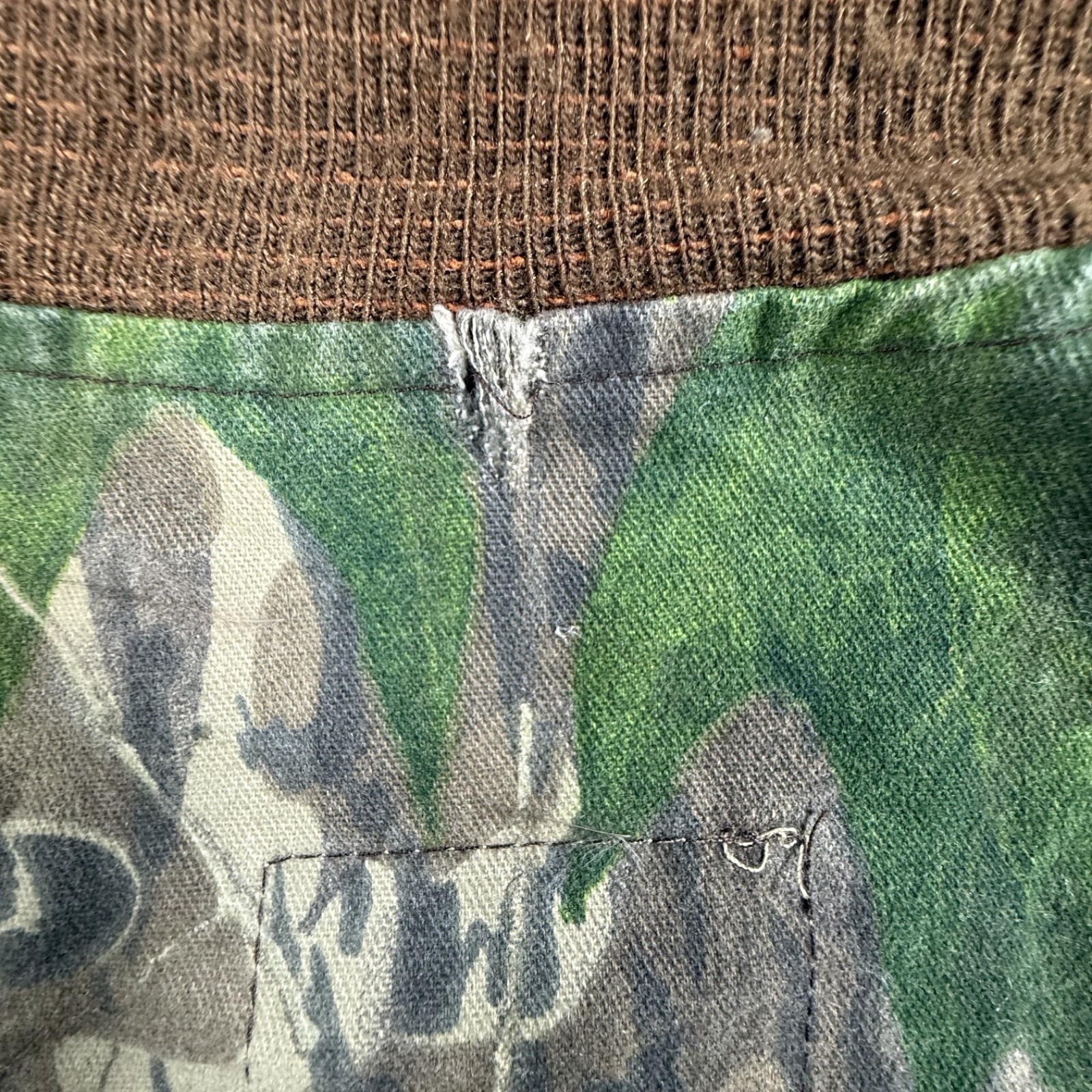 Vintage Mossy Oak Bomber Jacket Large Snap Front in ShadowLeaf Camo Made in USA