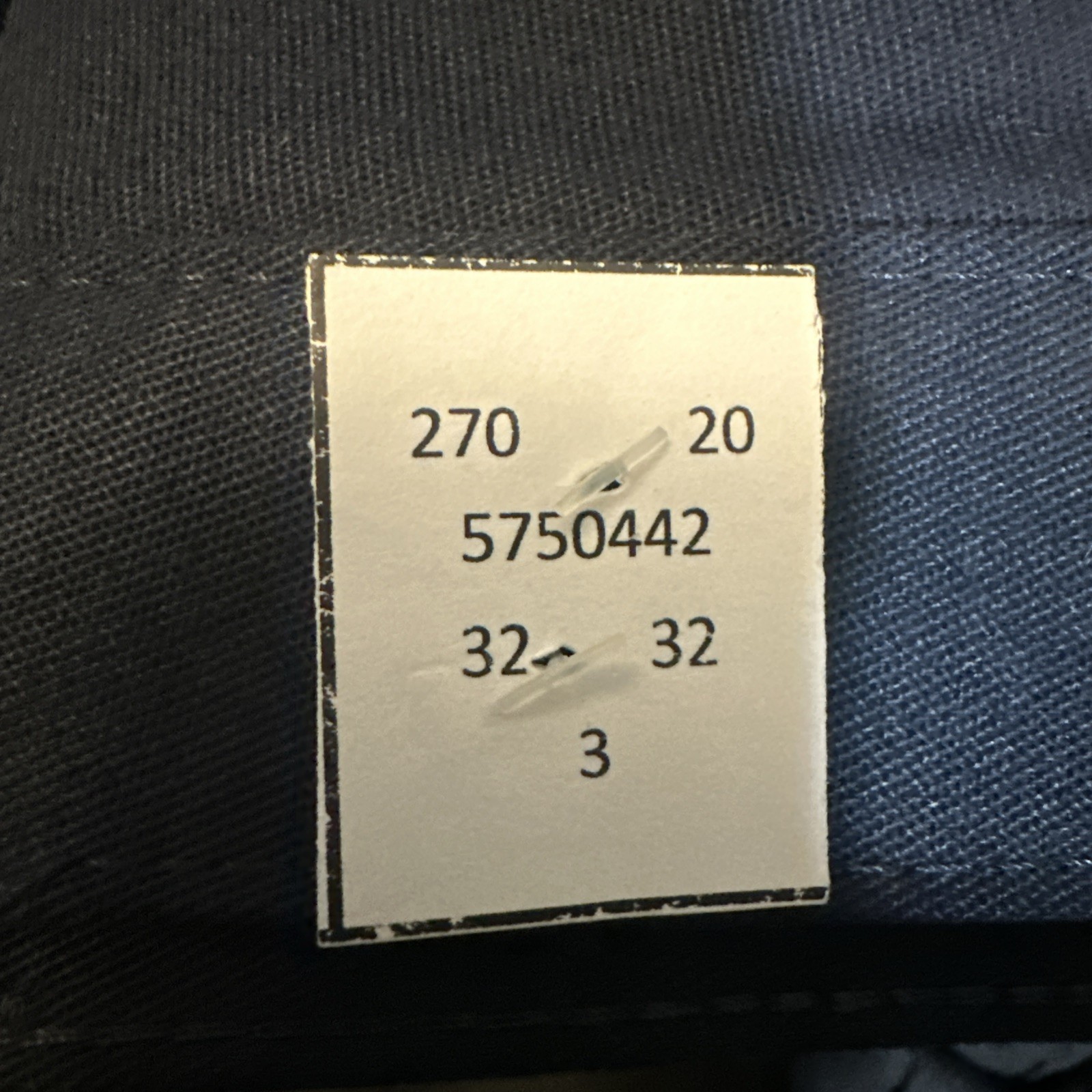 Lot 2 Cintas Comfort Flex Navy Blue Cargo Work Pants 32×32 #270-20 Relaxed Fit
