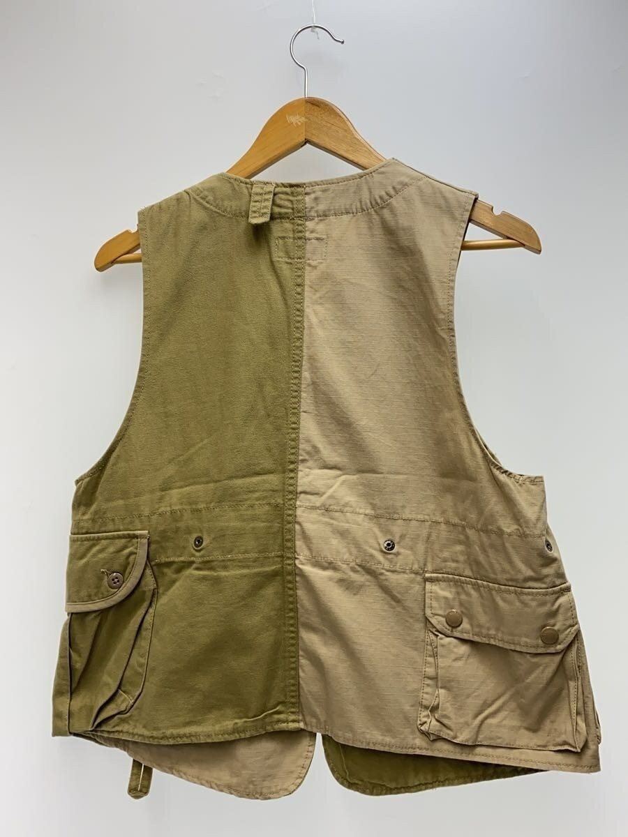 Engineered Garments × BEAMS + Vest Khaki S Used from Japan used pre-owned 1F