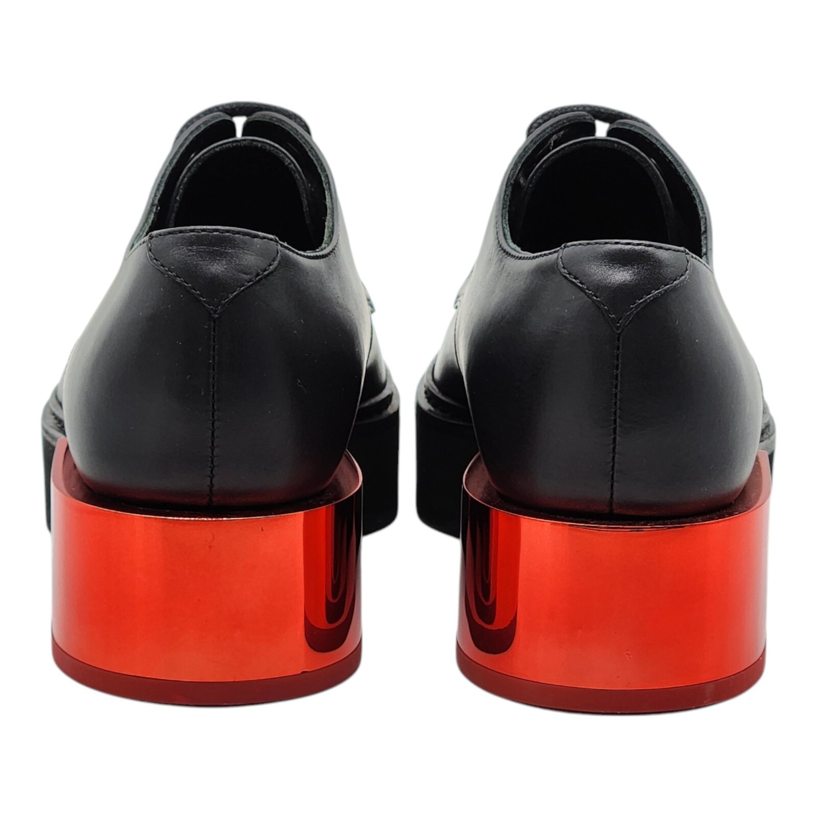 Alexander McQueen Creeper Derby Leather Shoes Black EU 35 US 5 – New $980