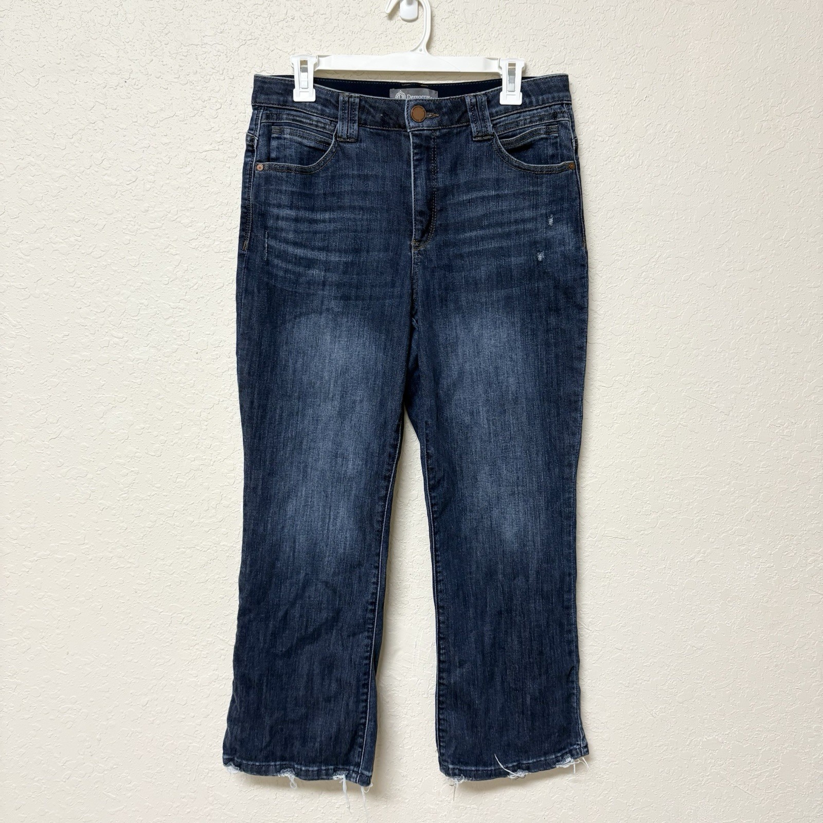 Democracy Jeans Womens Size 12 Blue Boot Cut Ab Technology Stretch