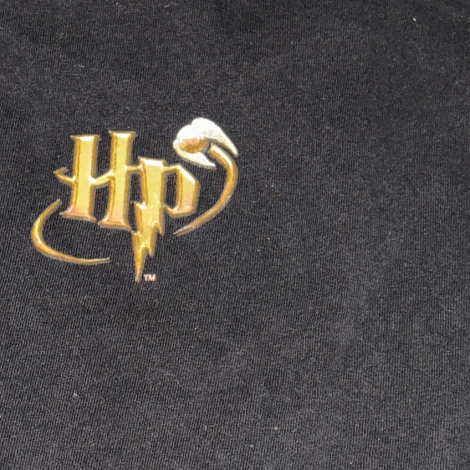 Vintage 2000 Harry Potter WB Store Large Promo Book Movie Shirt-CUT SLEEVES