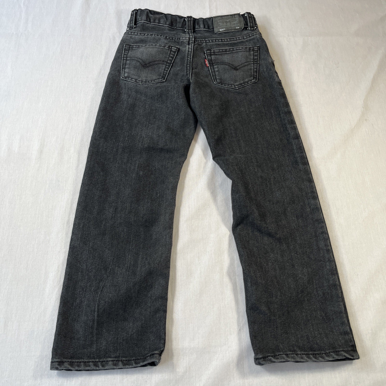 Levi’s Kids Performance 514 Straight jeans Faded Black Size 7 Reg