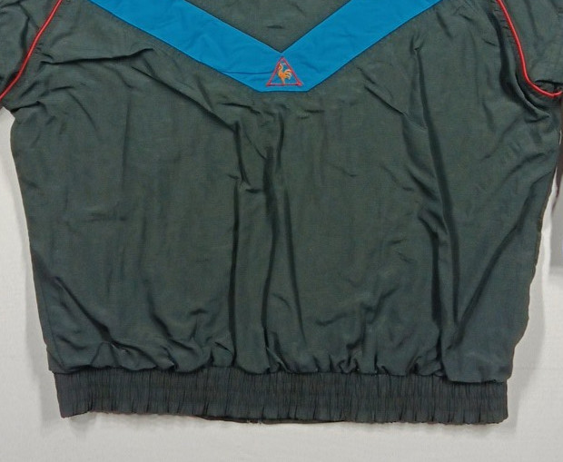 Le coq sportif Vintage Lined Jacket Men’s Med. Full Zip Sport Windbreaker