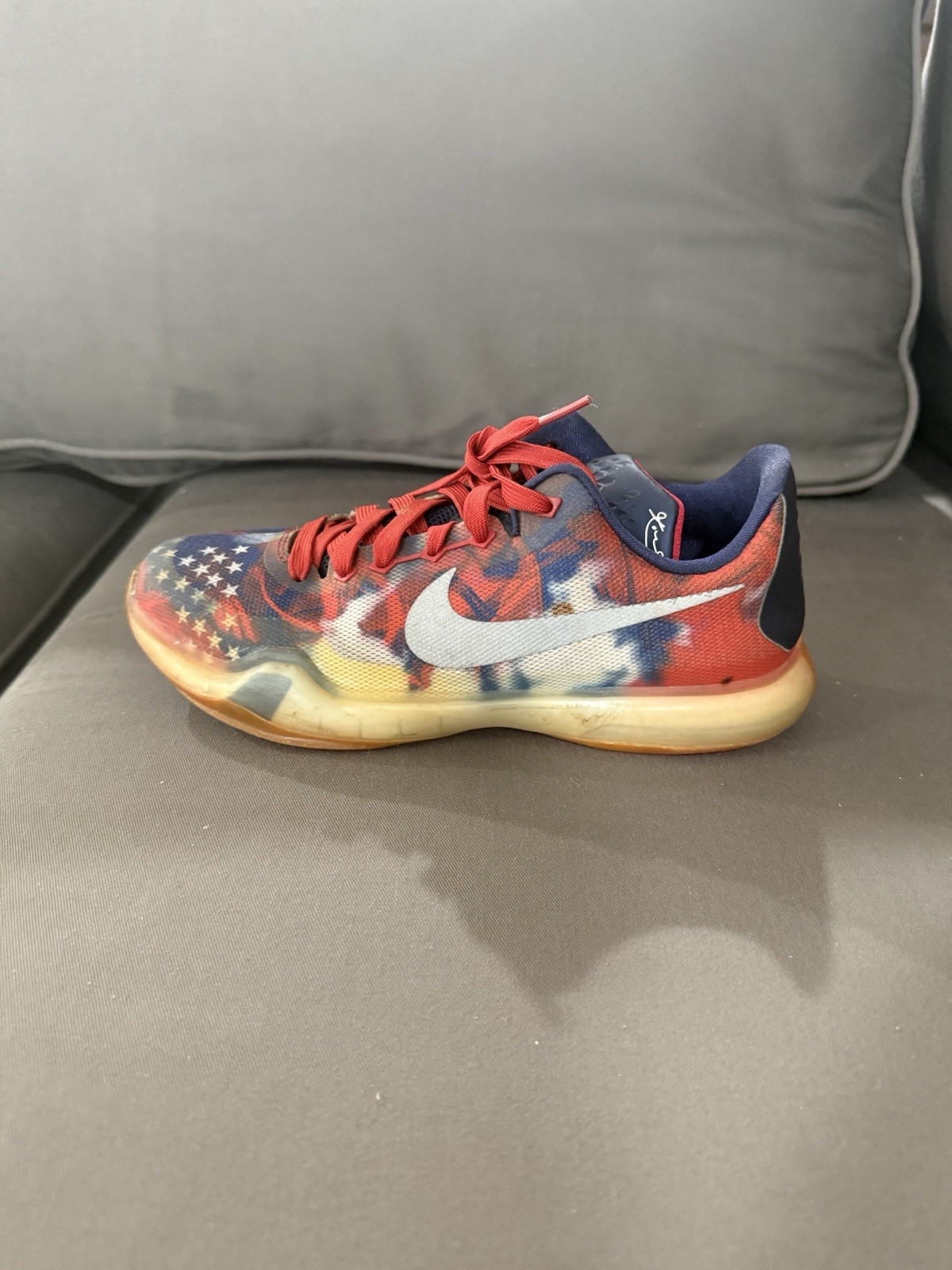 Nike Kobe 10 GS – “Independence Day” – Size 5.5y (Used W/ No Box)