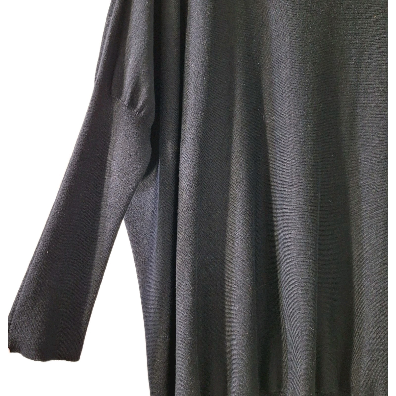 PLANET Knit Batwing Oversized Top O/S Tunic Sweater Pima Cotton Modal Slouchy