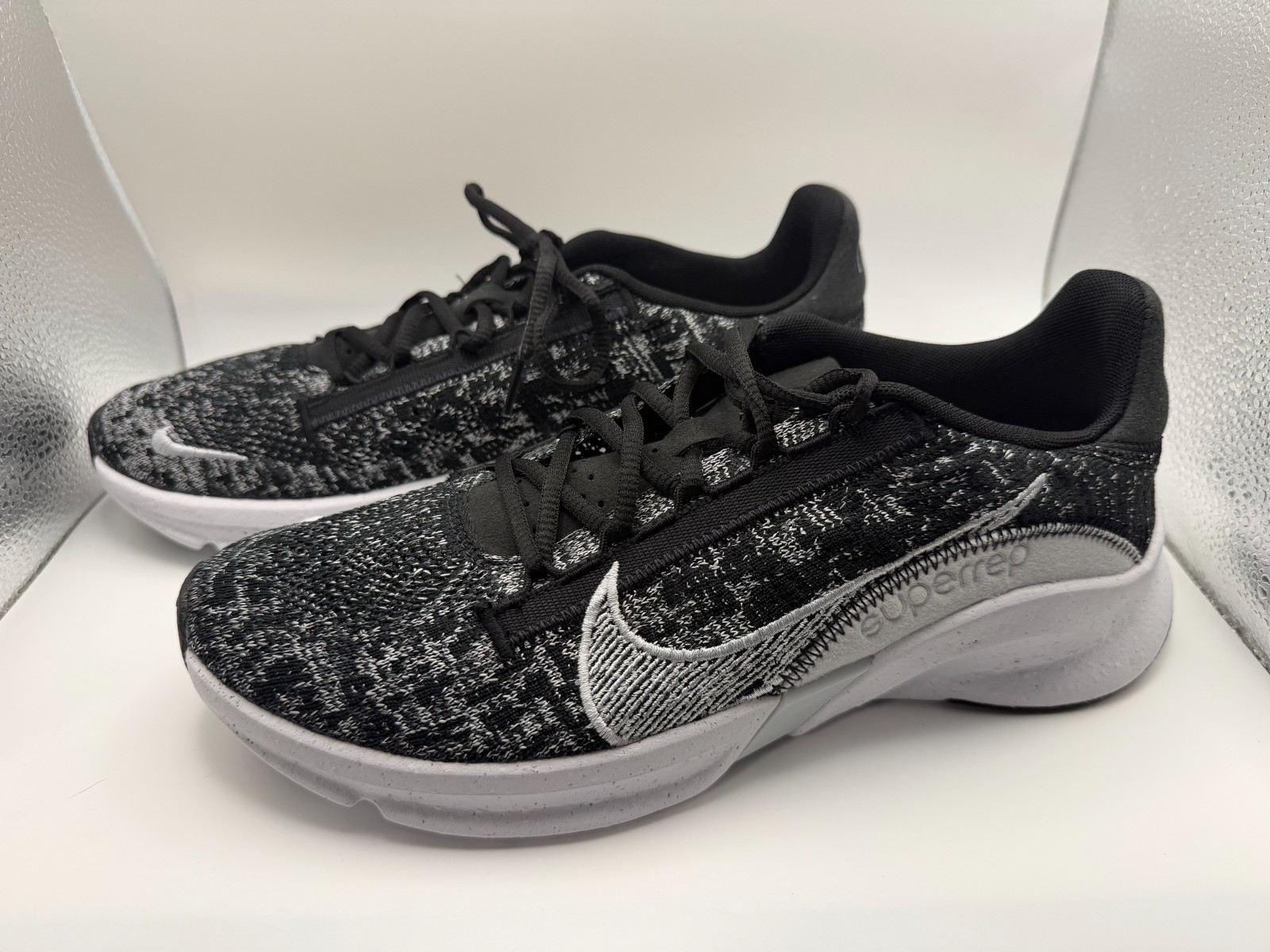 New Mens Nike Superrep Go 3 NN FK Black Platinum Compression Shoes DH3394-010