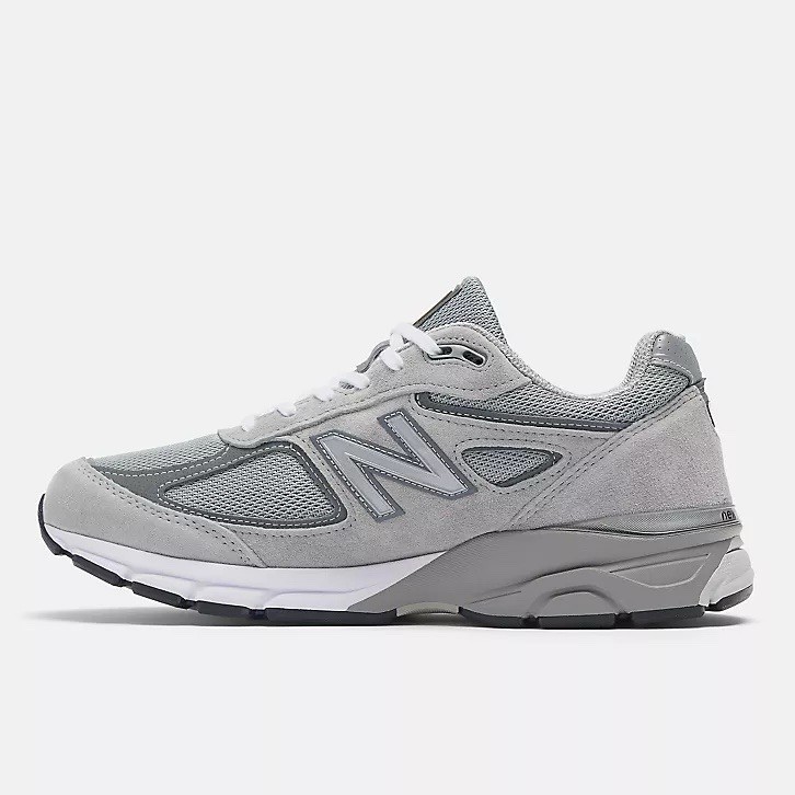 New Balance 990 v4 Sneakers Made in USA Grey Silver U990GR4 6 Men’s Size 7.5-13