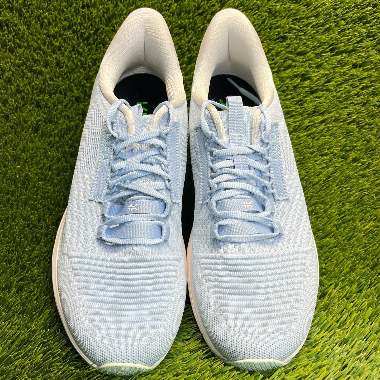 Kuru Atom 2 Womens Size 11.5 Blue White Athletic Running Walking Shoes Sneakers