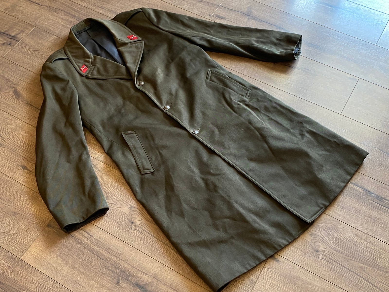 ALBANIA OFFICER INFANTRY BRIGADIER LONG COAT JACKET TUNIC COMMUNIST ERA #3301
