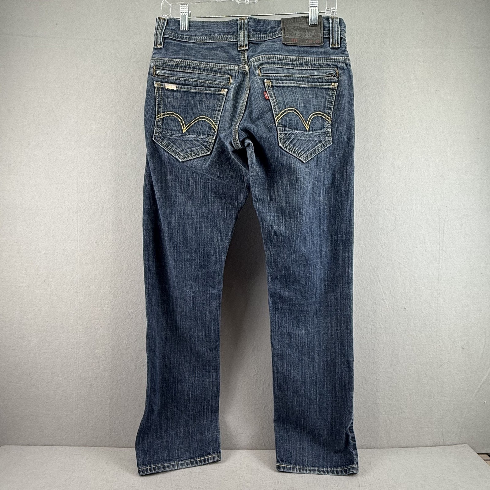 Vintage 2010 Levi’s 511 Skinny Jeans 30×30 Zipper Back Pocket Rare