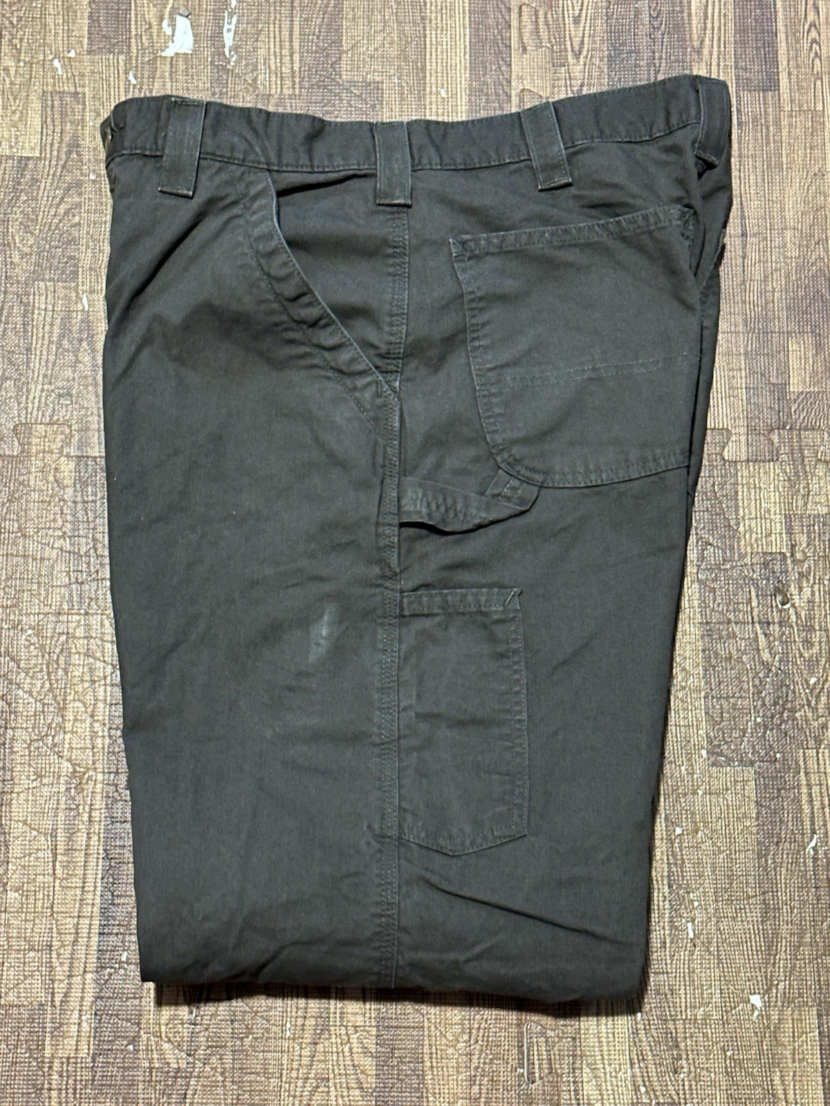 Carhartt Loose-Fit Canvas Utility Work Pant (Dungaree Fit), 34×30, Dark Brown