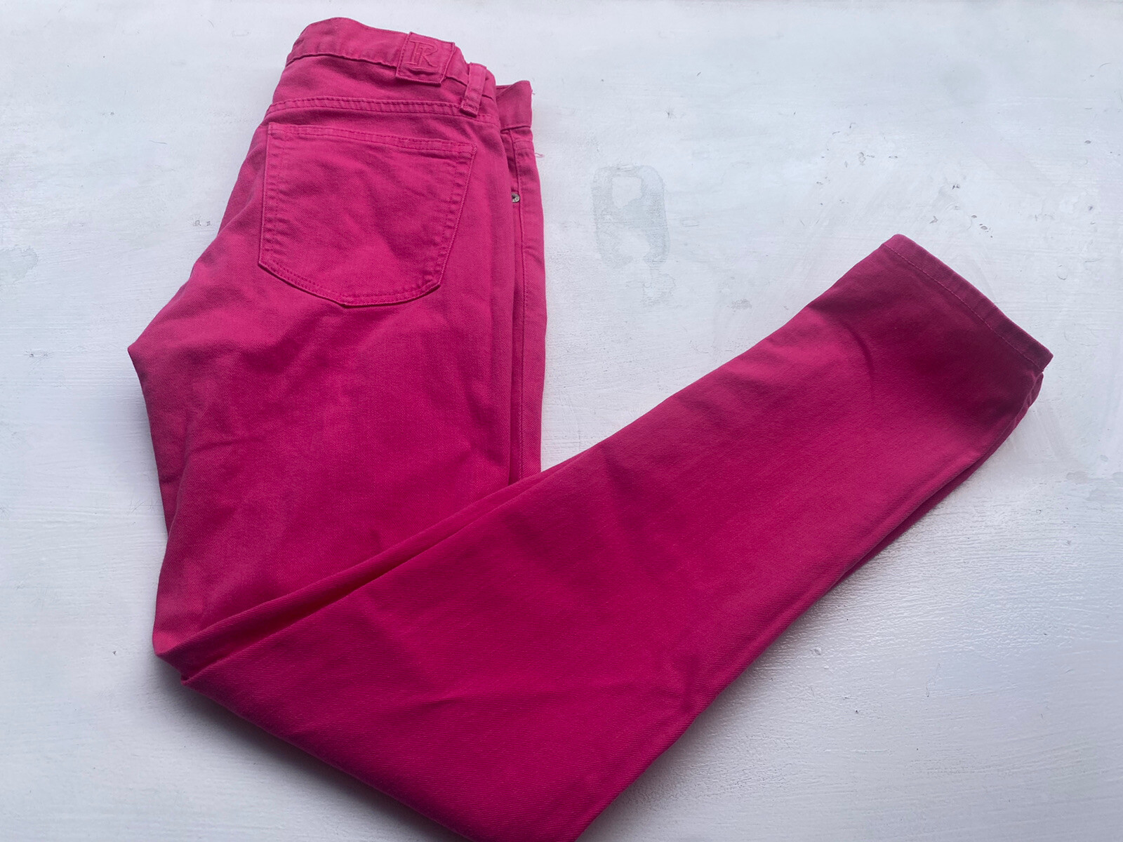 Women’s Ralph Lauren Sport Cotton Blend Pink Jeans 28 Waist 32 X 31