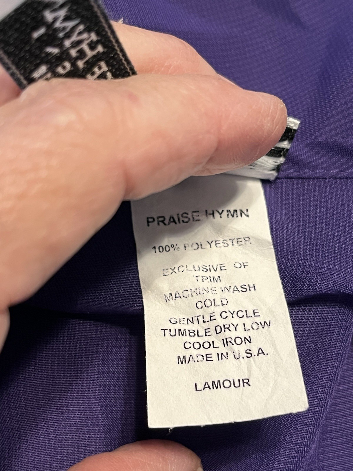 Praise Hymn Fashions Purple Tunic Flowy Top Open Front Large Sleeve – Size 5X