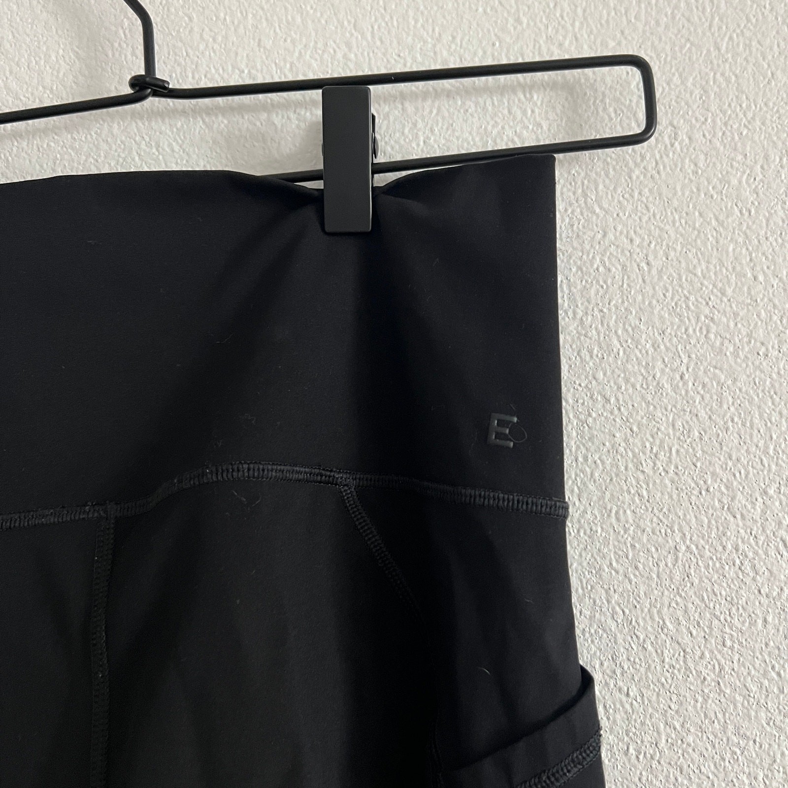 Everlane The Perform Black High-Rise Side Pocket Legging S Soft Sport Clean Girl