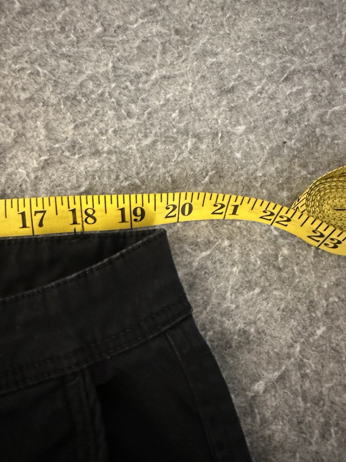 Cargo Pants Men 40×32 Black Straight Leg Outdoors Workwear Pockets Flat Front