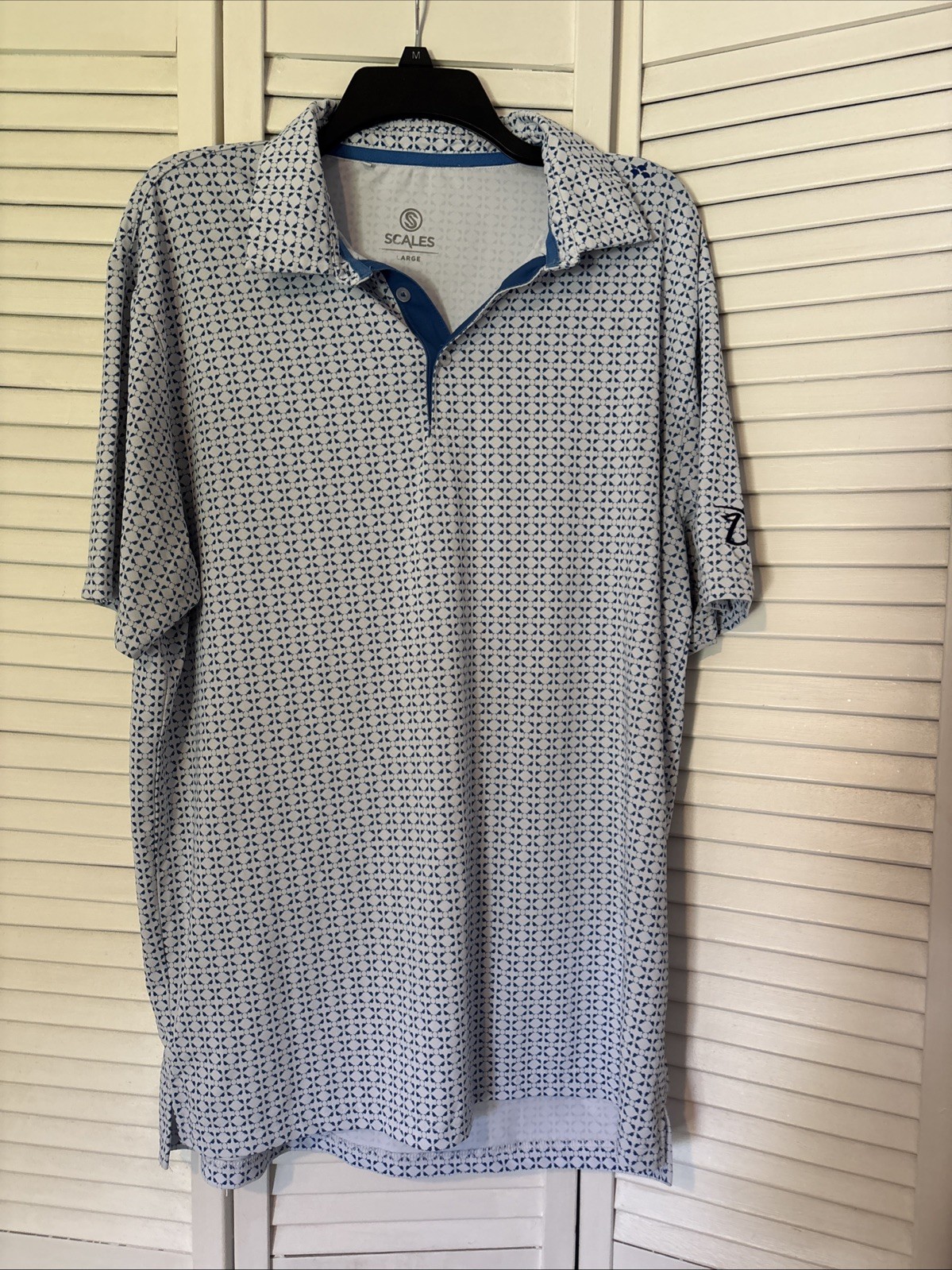 Men’s Scales Golf Polo Size L