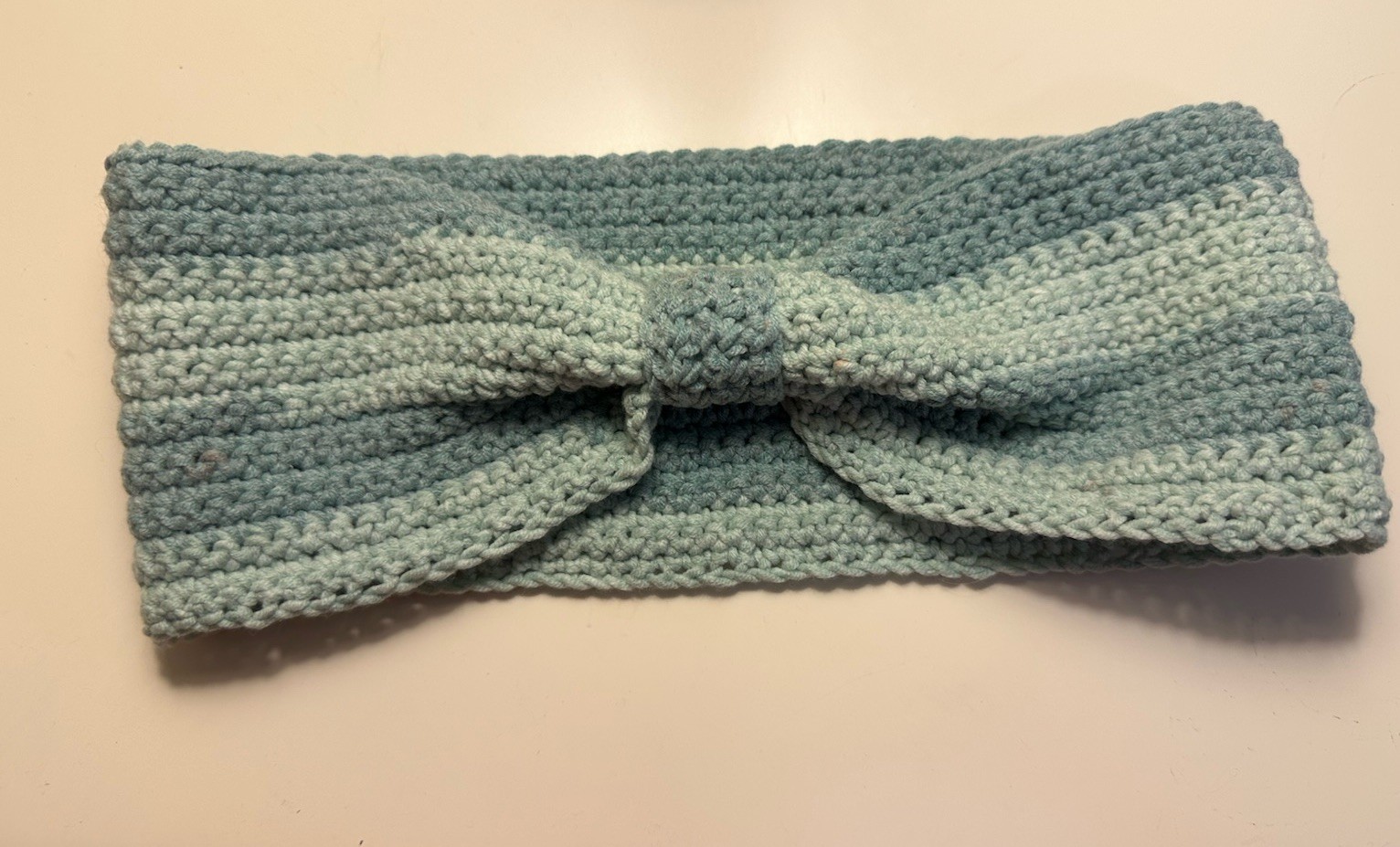 Handmade Mint And Sage Green Crochet Headband/ Ear warmer