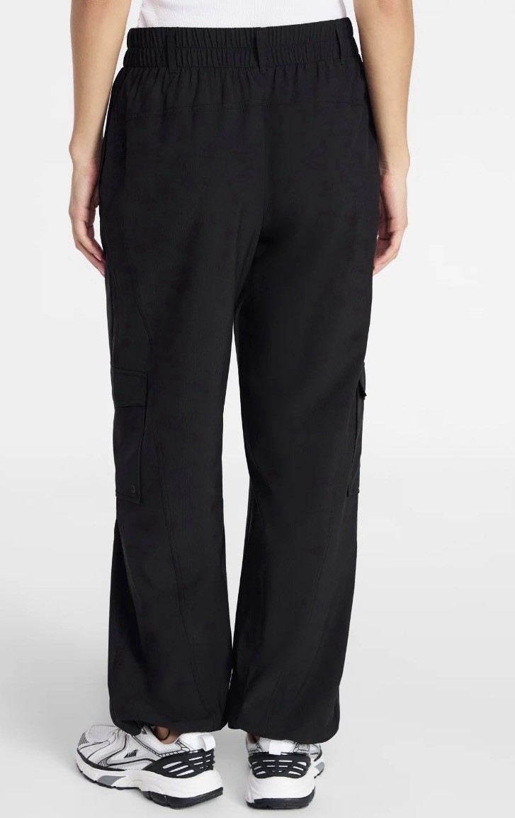 Avia Womens Outdoor Ripstop Jogger Pants, Comfort, Pockets Black Sports XXXL 22