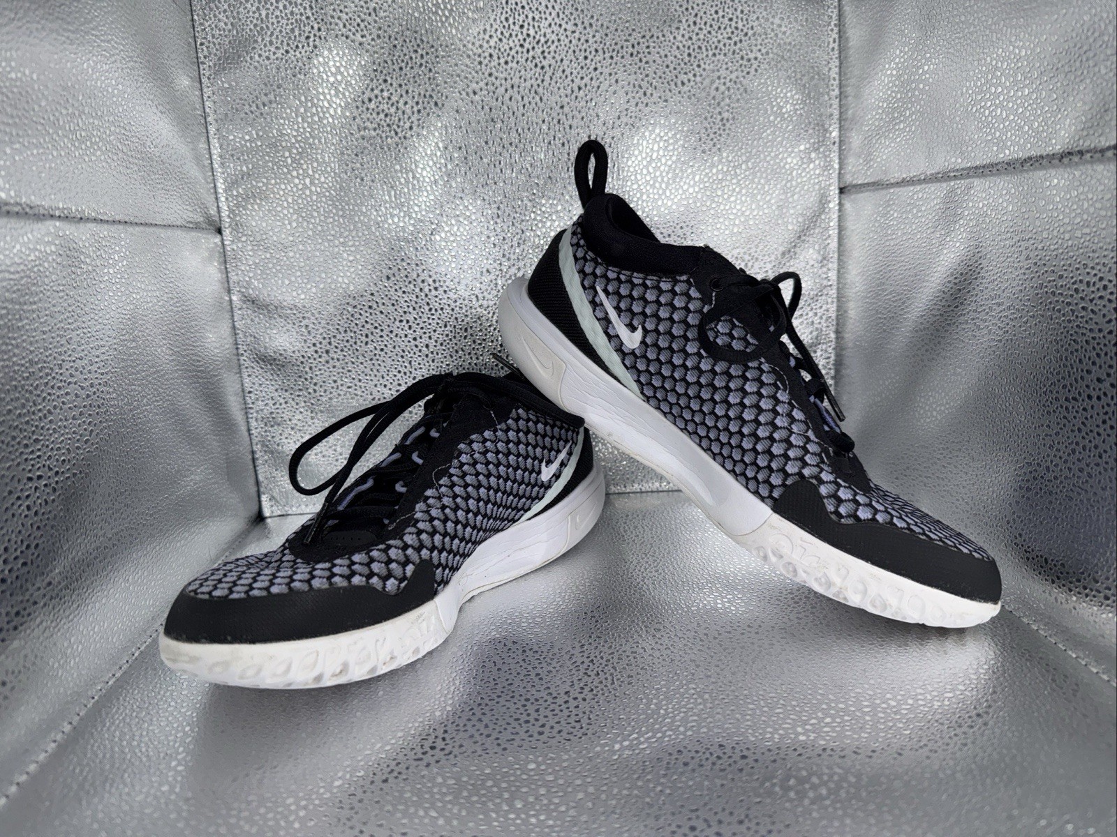 Nike Court Air Zoom Pro Black White Purple DH0990-001 Men’s Size 8.5