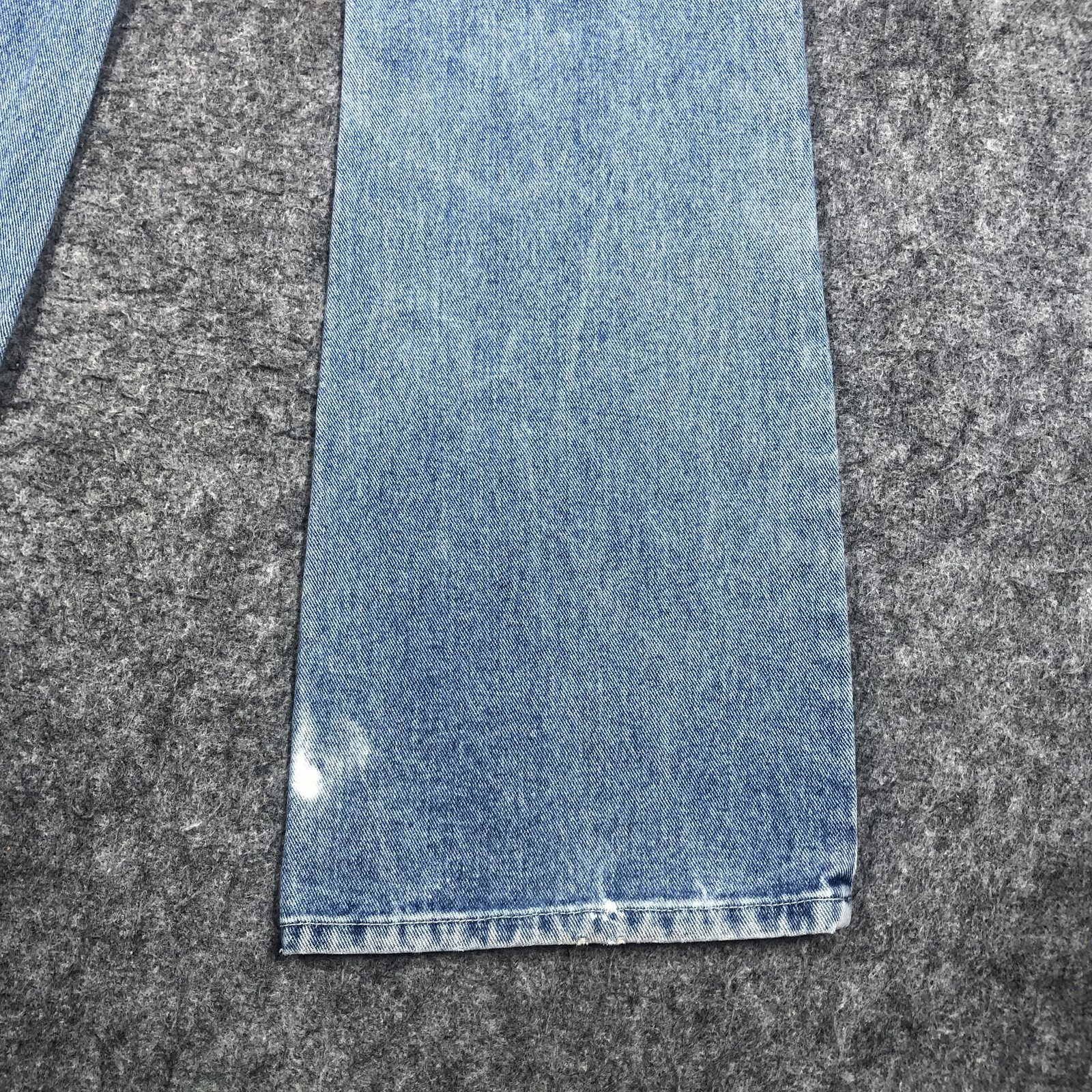 Vintage No Excuses Flare Jeans Juniors 11/12 Blue Light Wash High Rise Denim Y2K