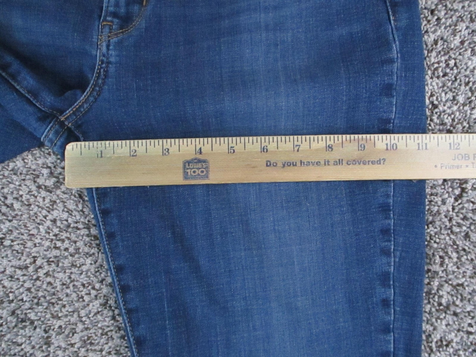 Levis Classic Straight Jeans Womens 12S Blue Med Wash Mid Rise Stretch 31×28