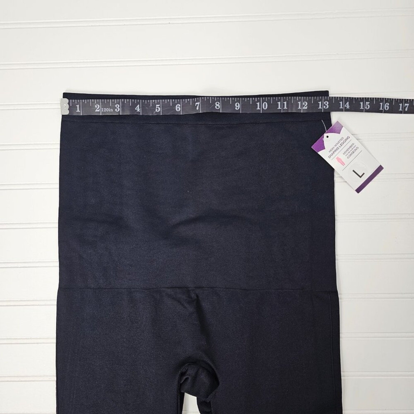 Empetua by Shapermint Women’s Black High Waisted Shaping Leggings Size L NWT