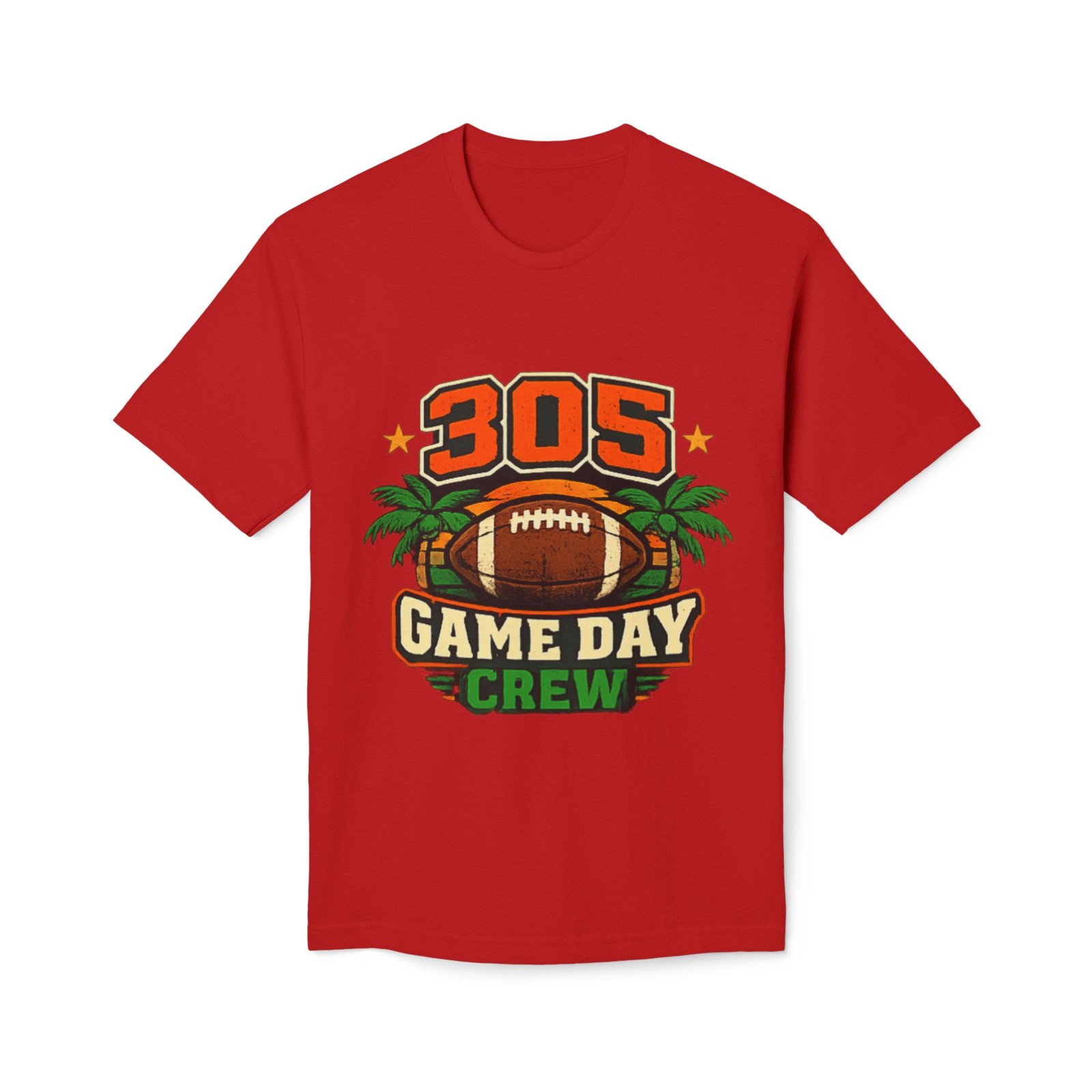 305 Game Day Crew T-shirt | Football Palm Trees