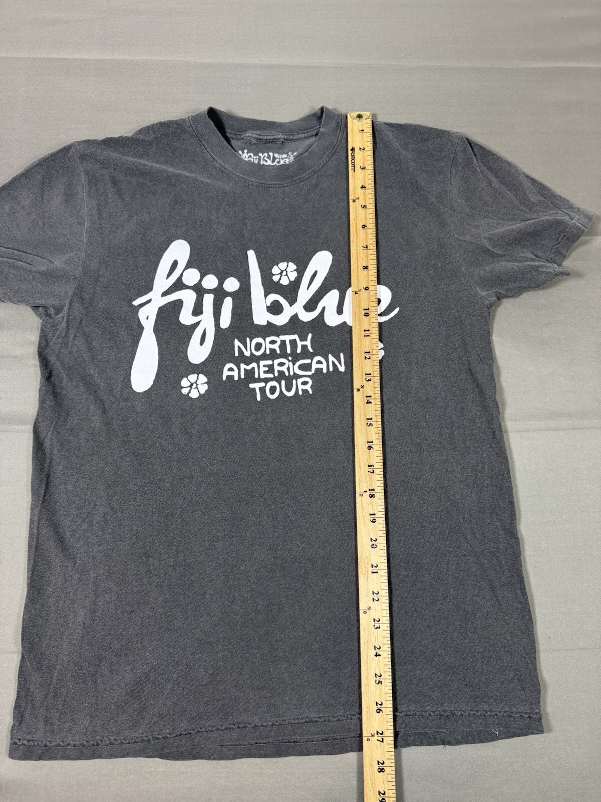 Fiji Blue The North American Tour 2022 Grey T Shirt Men’s Size Medium