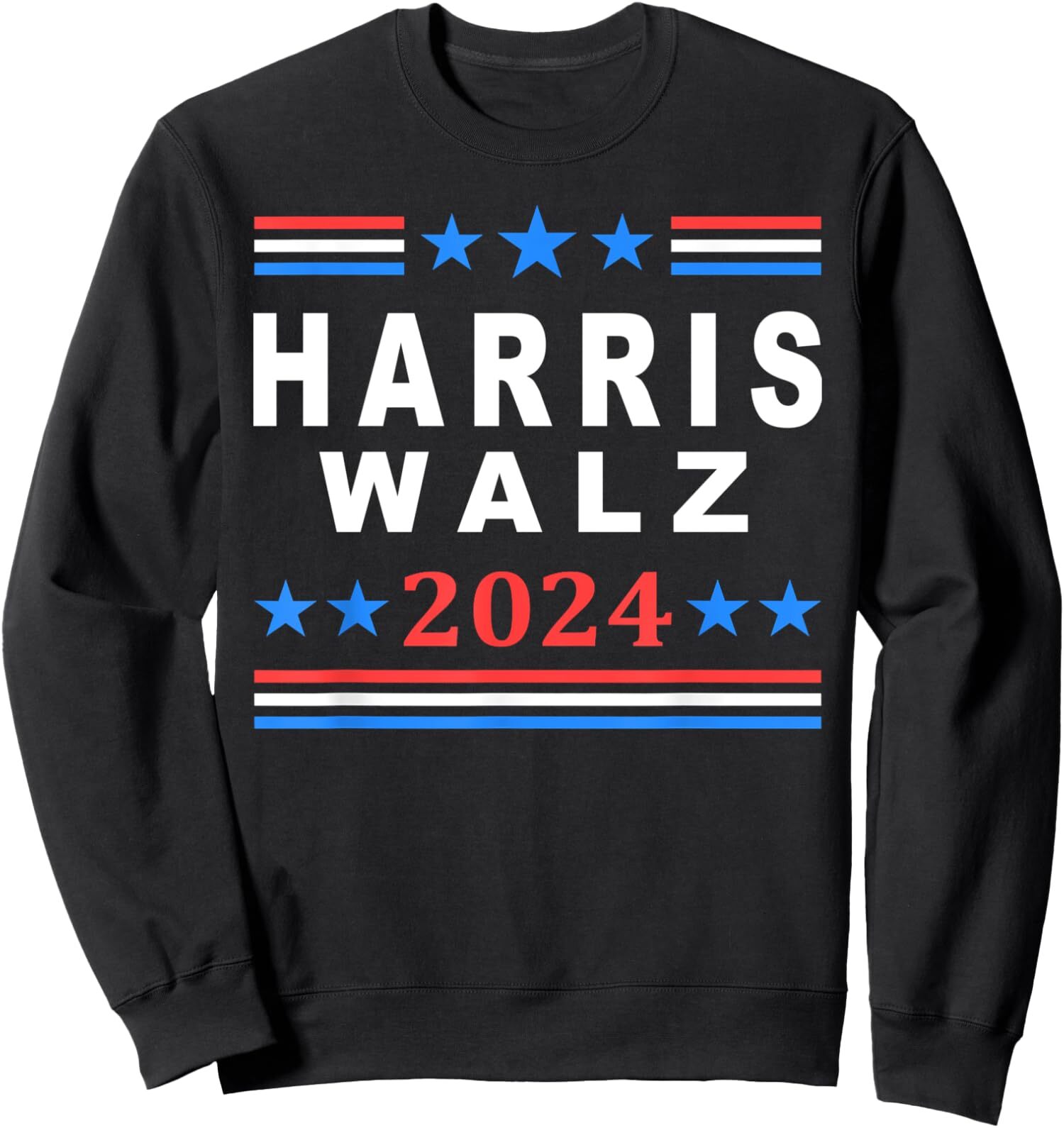 Election 2024 For Democracy Kamala Harris Vs Tim Unisex Crewneck Sweatshirt