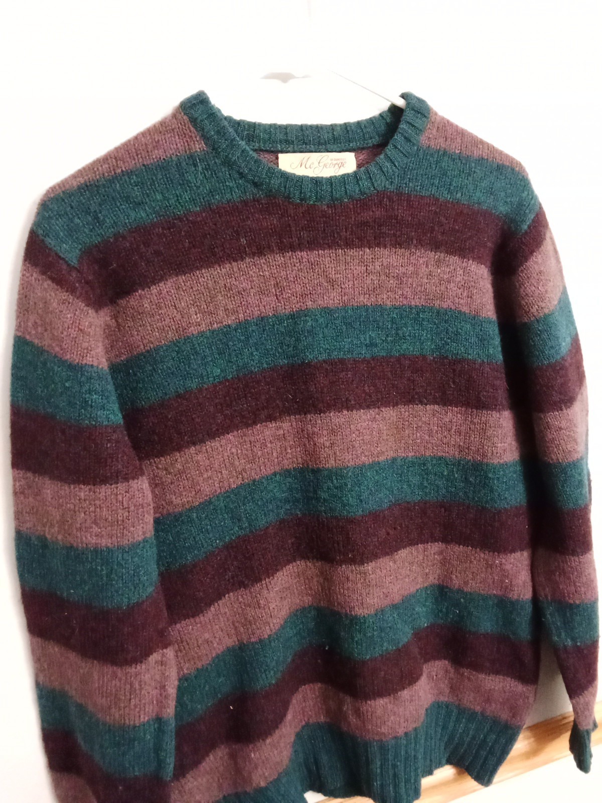 MC George Real Shetland 100% New Wool Size 107cm / 42″ Large