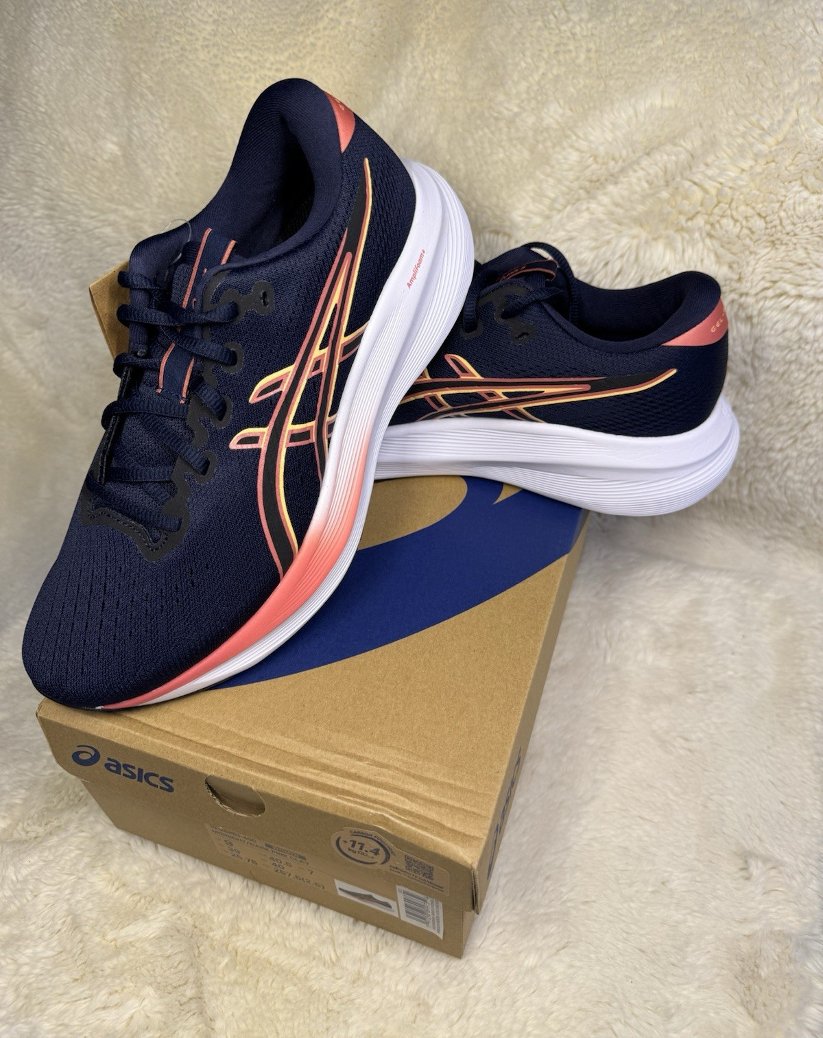 ASICS GEL-EXCITE 11 Midnight/Dark Pink Clay Mesh Low Top Sneakers 1012B861-400