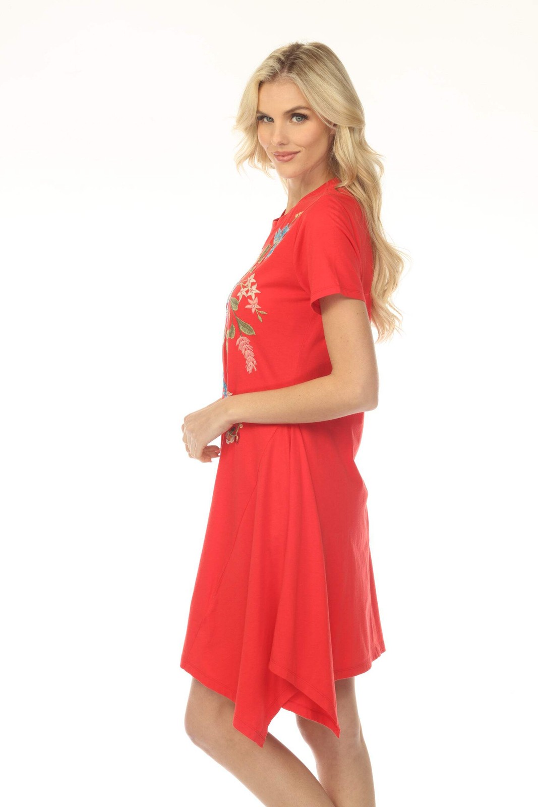 Johnny Was JWLA Handkerchief Knit Dress J37725-5
