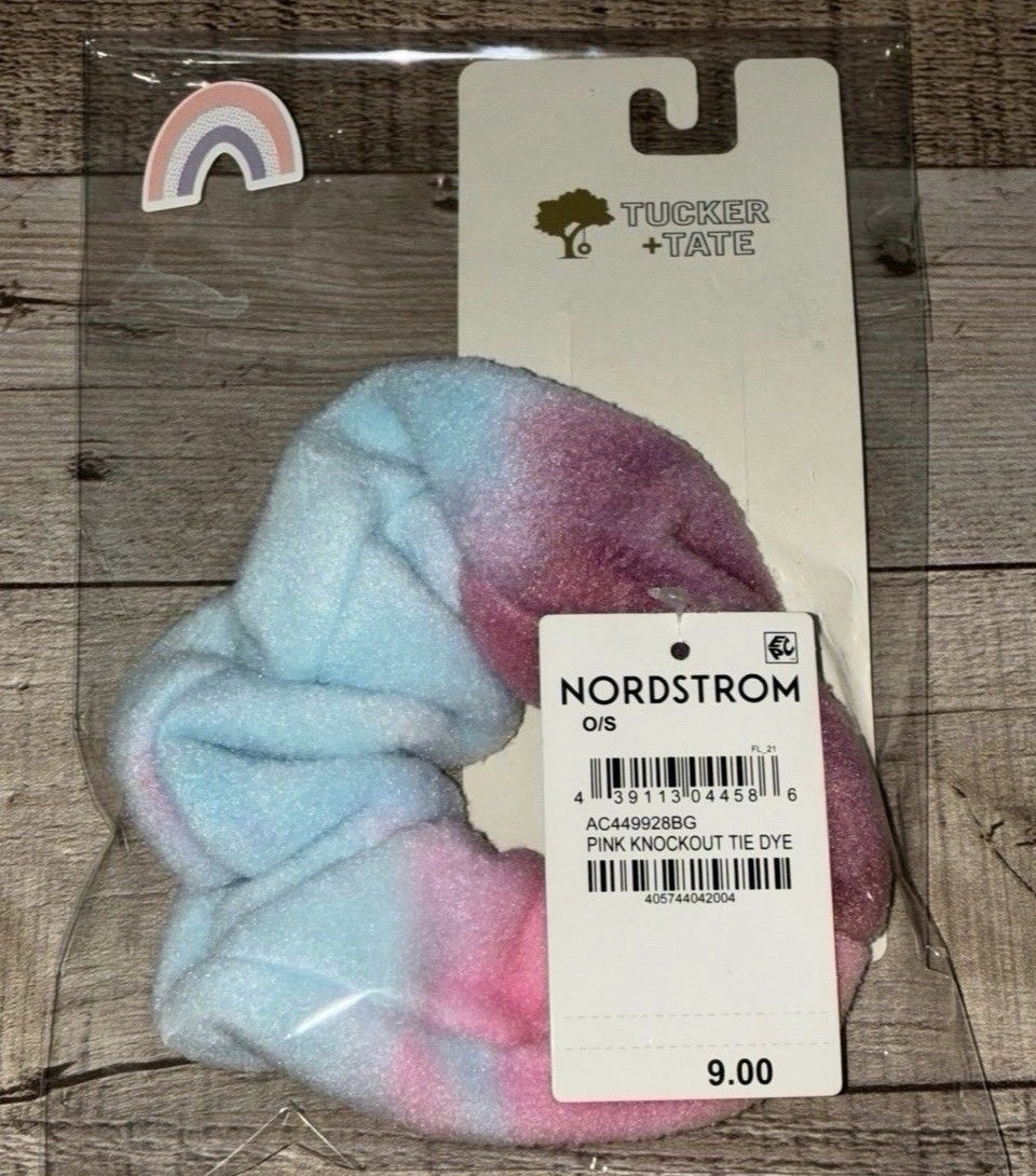 Tucker + Tate Girls Tie-Dye Scrunchie Pink/Blue Stretch AC449928BG