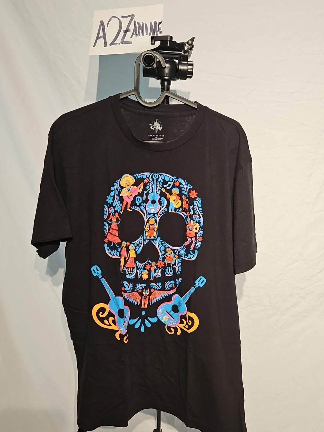 Disney Store Size Mens XL Black Coco Sugar Skull Graphic Tee