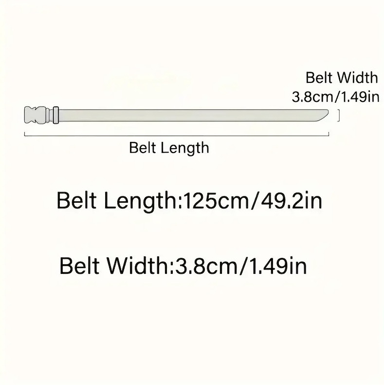 2pcs Tactical Waist Belt Automatic Buckle Durable Outdoor Unisex Belt
