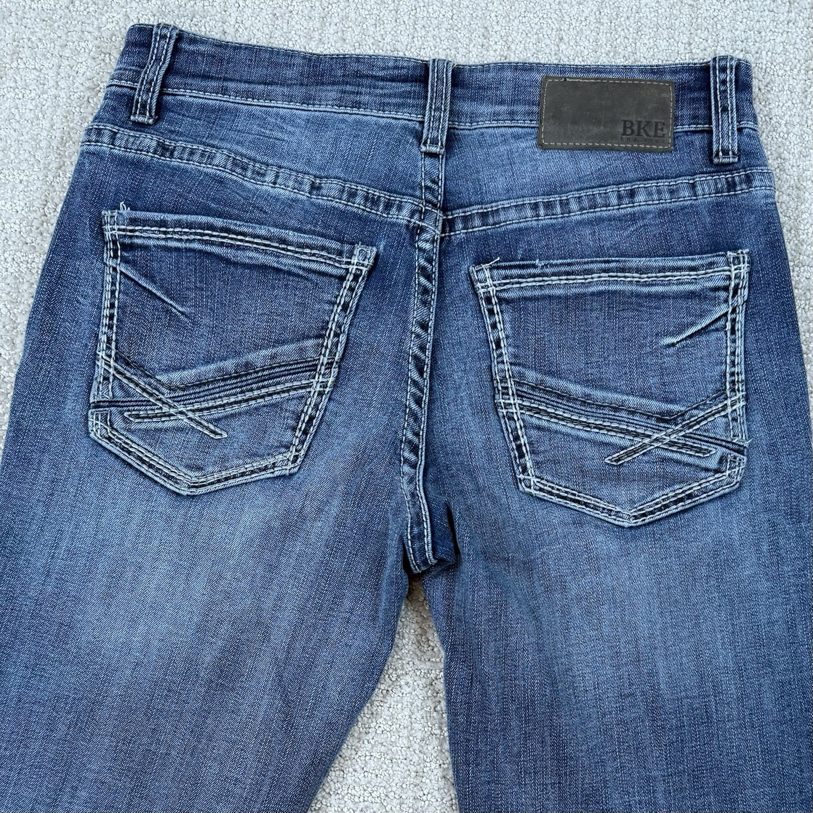 BKE Alec Men’s 29×30 Straight Leg Denim Blue Jeans